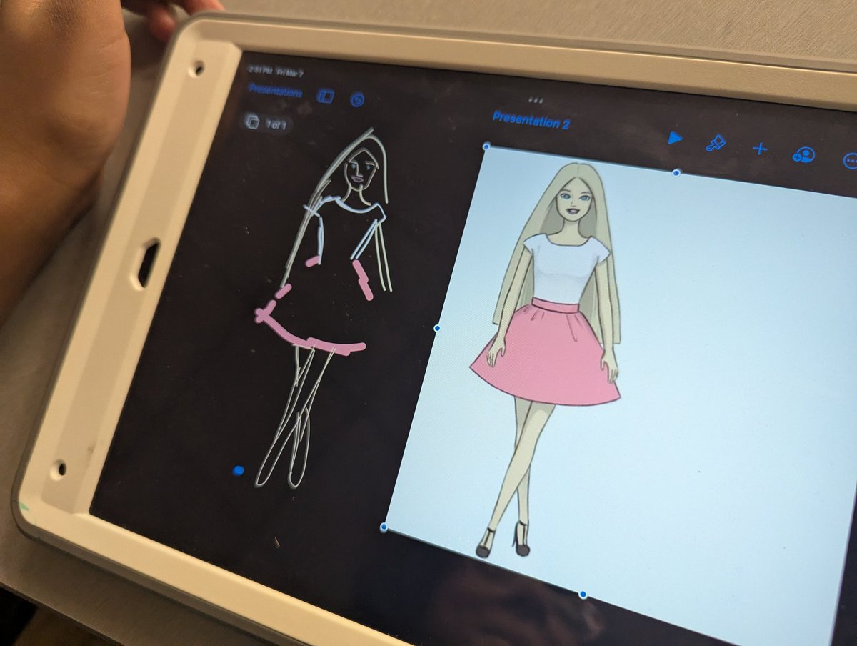 Gr. 3, 4 and 5 students at Silver Creek PS are exercising their creativity and practicing for their, 'Map of Good Memories,' animations in Keynote. This will be a media piece that lets them share voice, and their stories <a href="/peel21st/">Empowering Modern Learners @ PDSB</a>