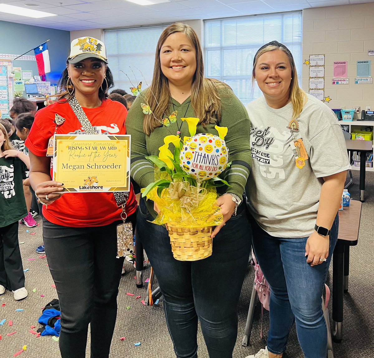 Congratulations to LSE’s Rising Star Award Winner-Rookie Teacher of the Year <a href="/MSchroeder_LSE/">Mrs. Schroeder</a> ! Thank you for taking on the teaching adventure!