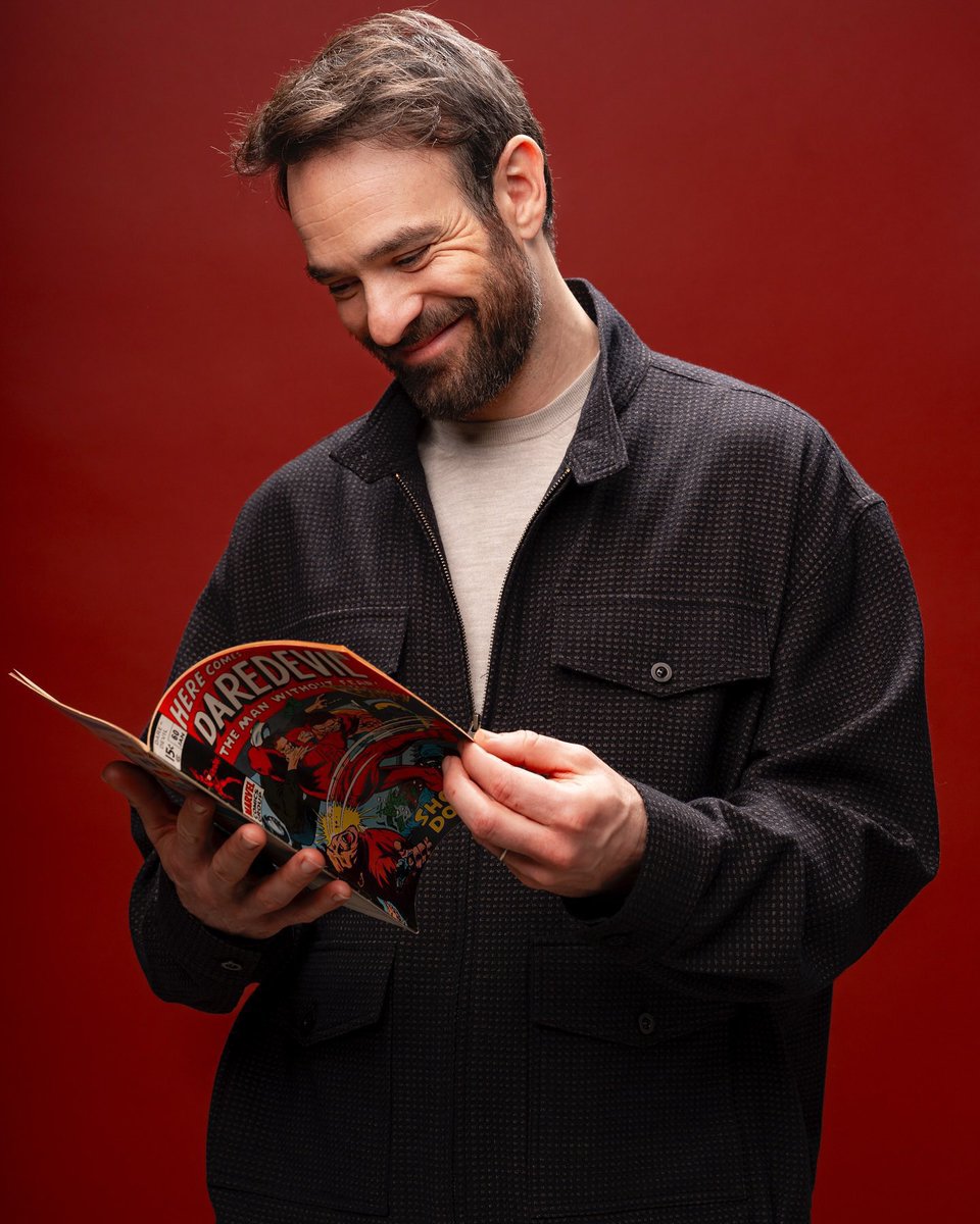 CosmicKickback's tweet photo. Charlie Cox for USA Today https://t.co/y9EgEzNu63