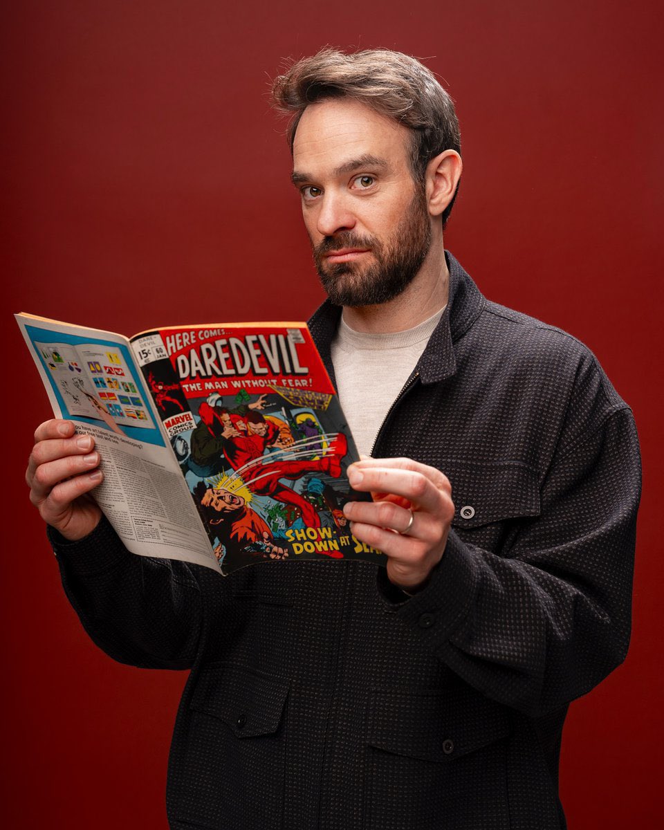 CosmicKickback's tweet photo. Charlie Cox for USA Today https://t.co/y9EgEzNu63