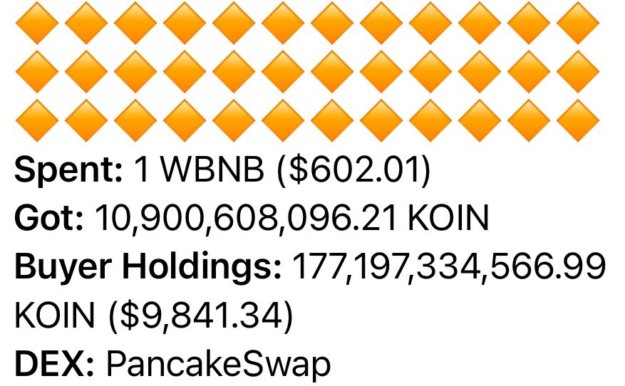 Day 22: Just bought 10.9Billion $KOIN

Total Holdings: 177Billion $KOIN