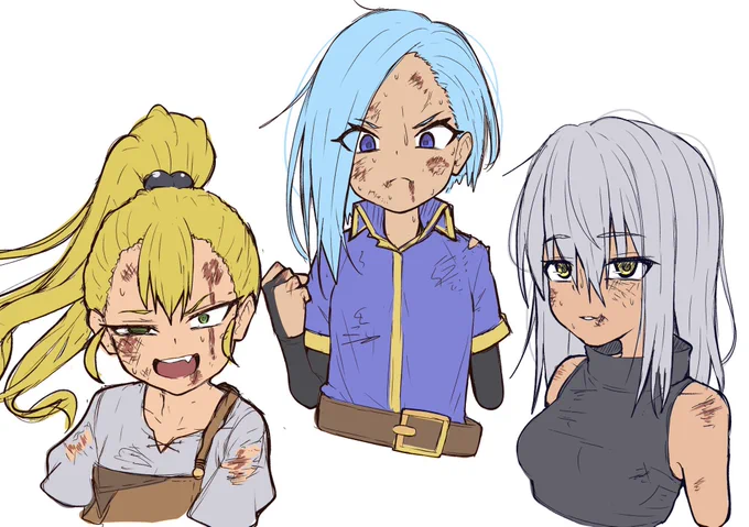 ボロボロになってるかっこいい感じが描きたい