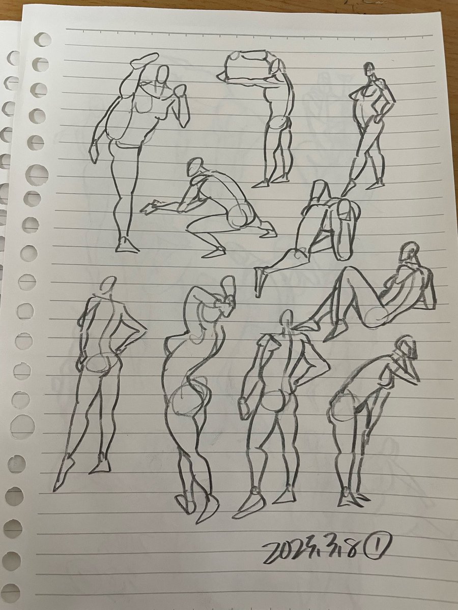 2025/03/08
30秒ドロ+α
#posemaniacs 