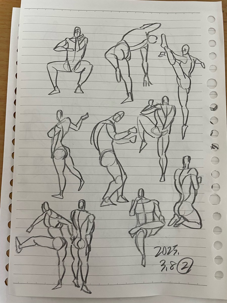 2025/03/08
30秒ドロ+α
#posemaniacs 
