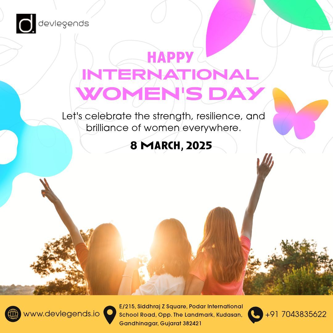 devlegendstech's tweet image. This International Women&apos;s Day, let&apos;s celebrate the strength, resilience, and brilliance of women everywhere. 💪❤️ From breaking barriers to shaping the future, women continue to inspire us every day. 🌈
#HappyWomensDay #WomensDay2025 #InternationalWomensDay