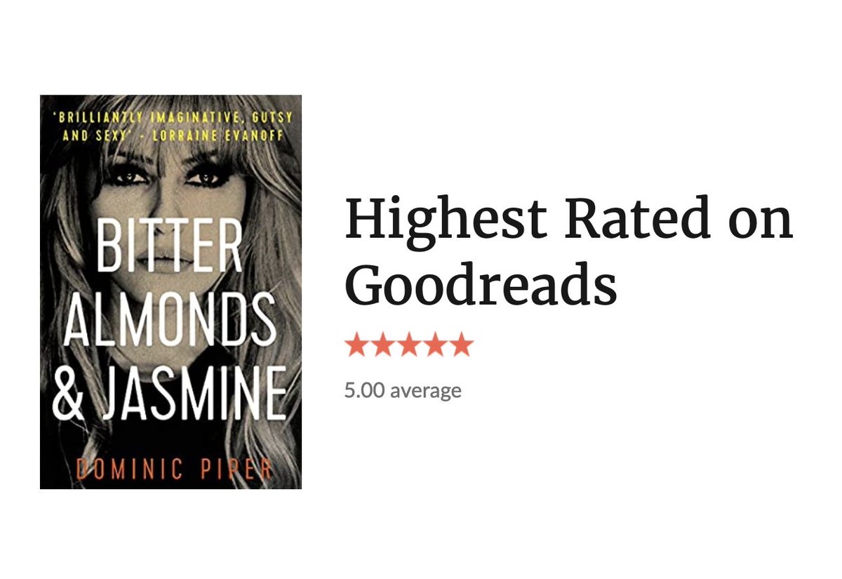 Bitter Almonds &amp; Jasmine. Dominic Piper.

"The imaginative leaps in this novel are stunning. Takes crime fiction to a new level. And it's sexy." - Cathryn Bennett.

viewBook.at/BAAJ