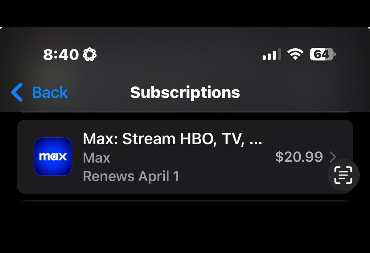rlt08's tweet photo. @StreamOnMax good evening Max. I thought I subscribed to the Premium -ad free service, however I’m getting ad’d. Did I miss the small print or is this an error? https://t.co/HZwSmtS9EC