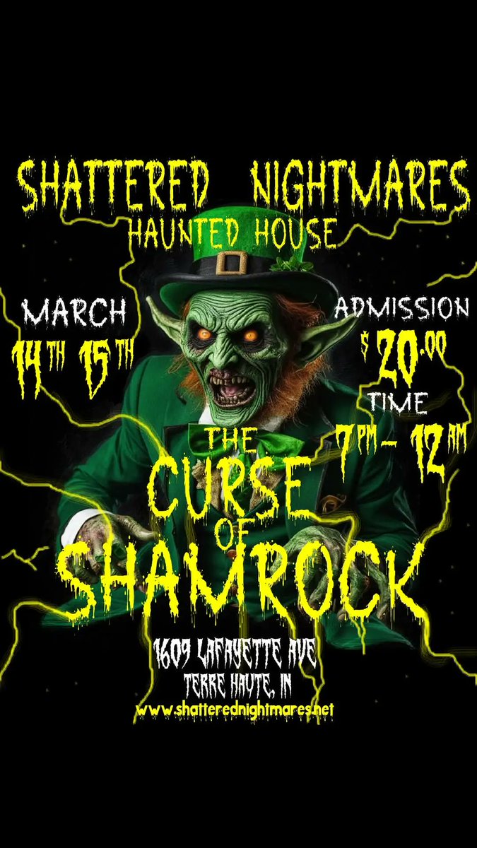ShatNights's tweet photo. March 14th and 15th 7pm - Midnight https://t.co/XbeBfjBc05