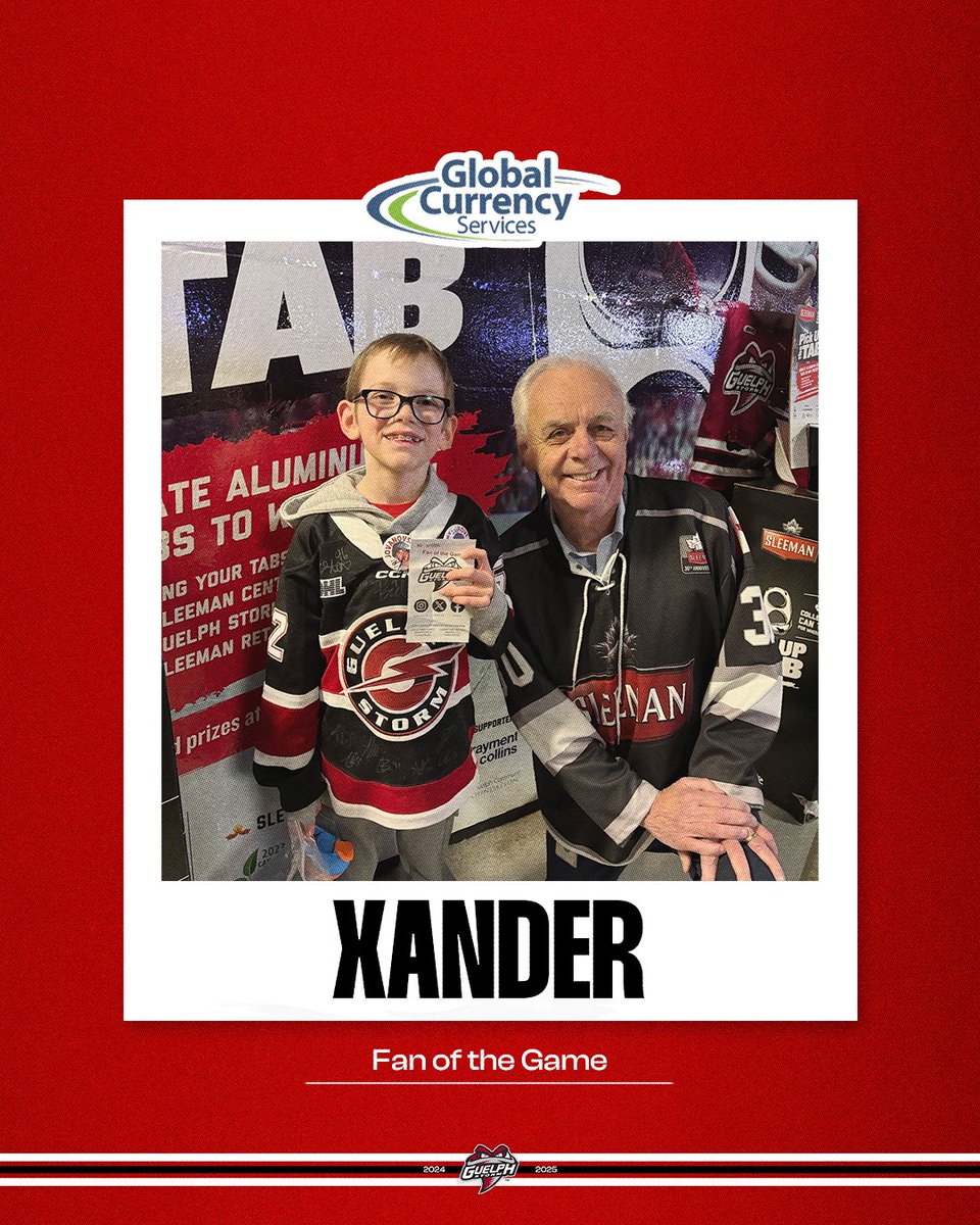 Storm_City's tweet photo. Here's Xander, tonight's @GlobalCurrencyS Fan of the Game!

Thanks for your support!

#StormCity | #IoftheStorm https://t.co/YqQlA4sWI6
