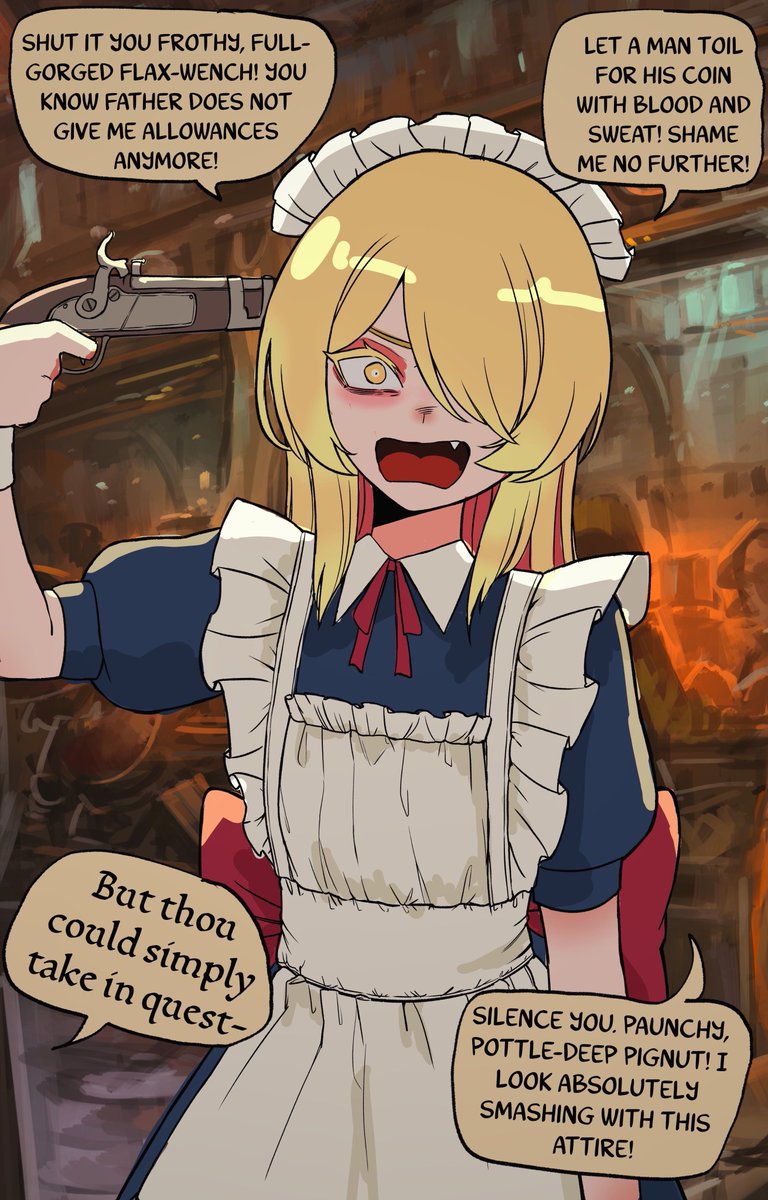 basedbinkie's tweet photo. Part time job