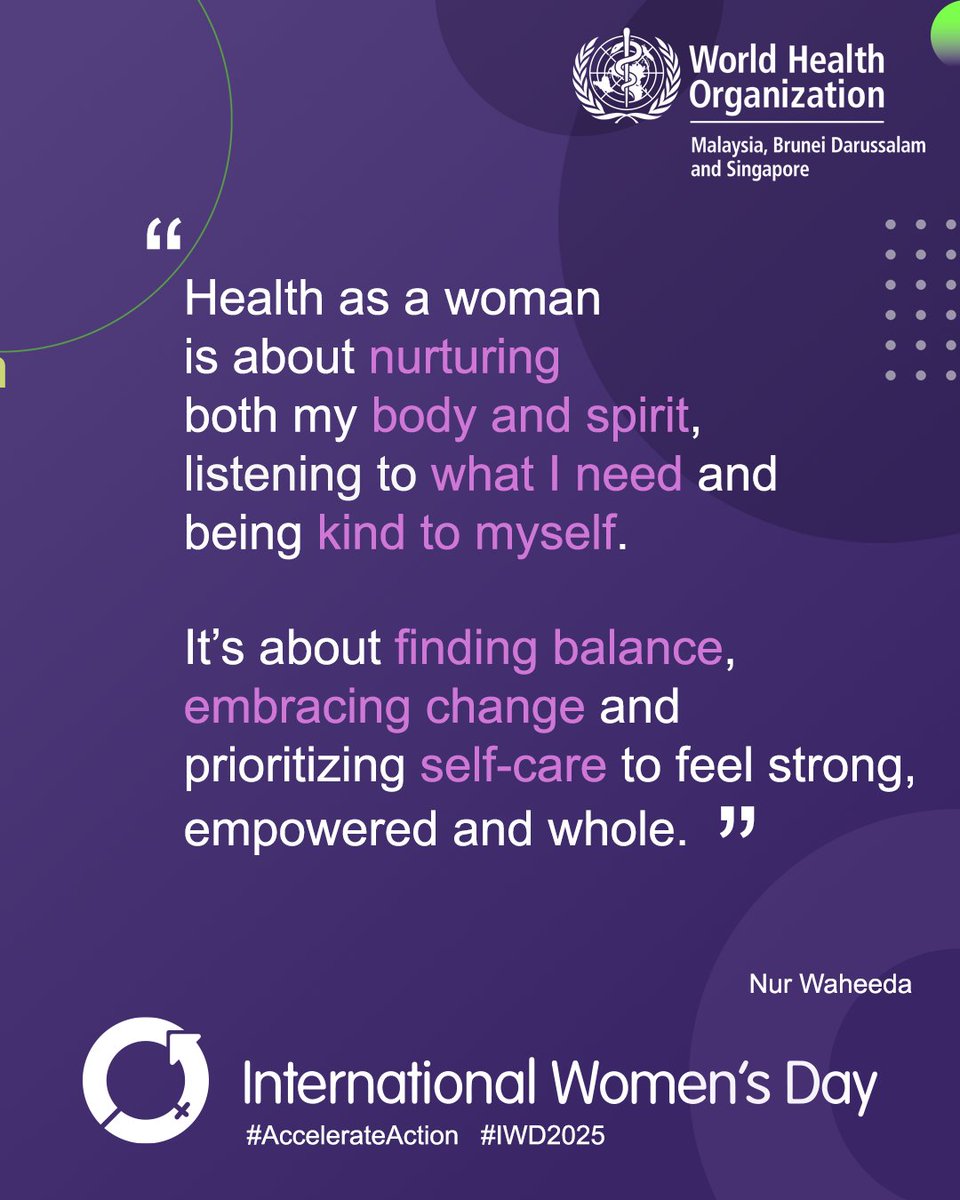 WHO Malaysia, Brunei Darussalam & Singapore tweet media