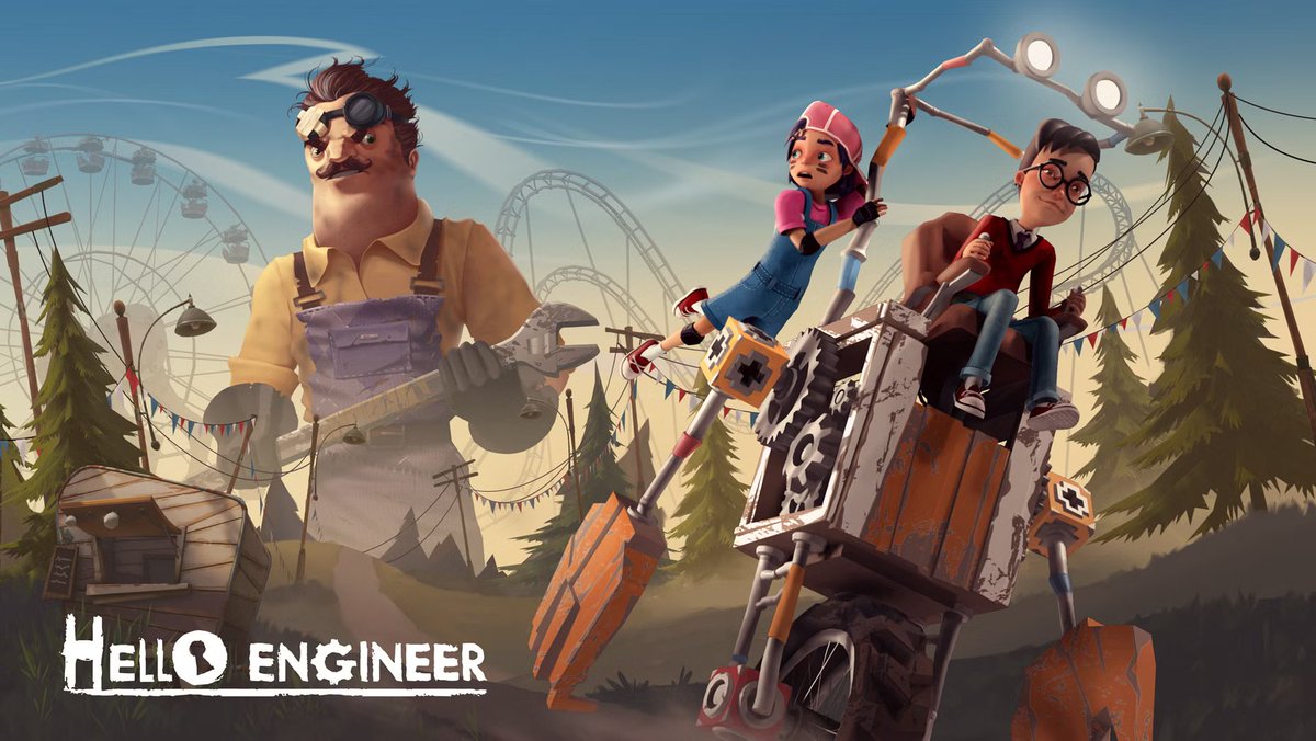 HNtwtConfession's tweet photo. 📝: "I think Hello Engineer is my favorite HN game visually. The art-style is genuinely so beautiful, and it has my favorite Neighbor design. its a shame the gameplay isn't that good." https://t.co/WYxX8d8X31