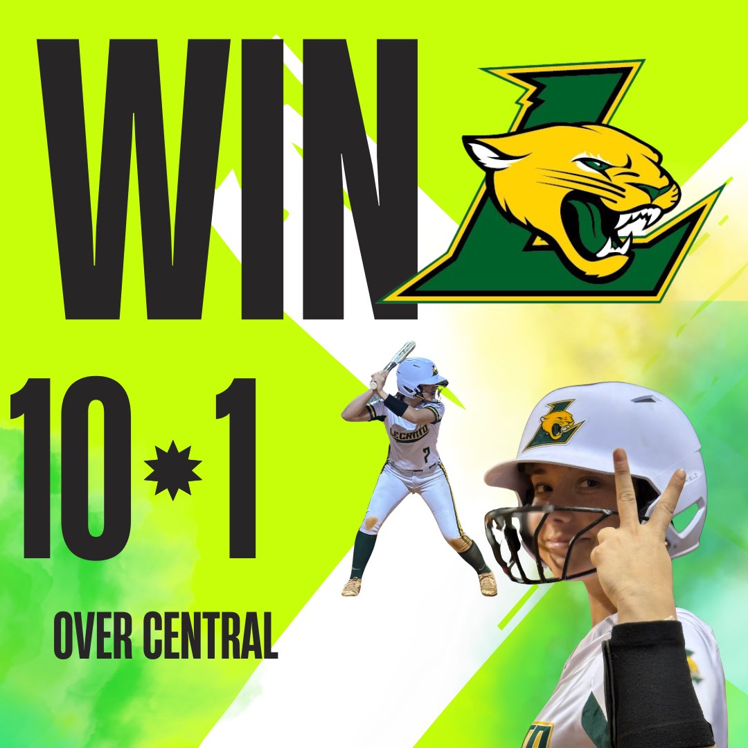 Lecantosoftball's tweet photo. Panthers take home a big win over Central!

Panthers- 10
Bears- 1

Shawna Griffin was the solid performer of the night going 3 for 5 with a Home Run. 

@LecantoHigh @LHSPantherAth @FHSAA @CitrusCoSports #softball #panthers https://t.co/rFHytKxXnp