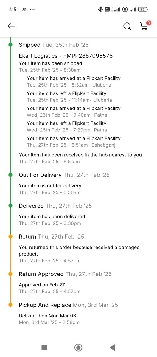 Rahulmuz92's tweet photo. @Flipkart this item was not replaced and fack update by delivery partner.
Your customer support also not supported. https://t.co/aGpetCPhYb
