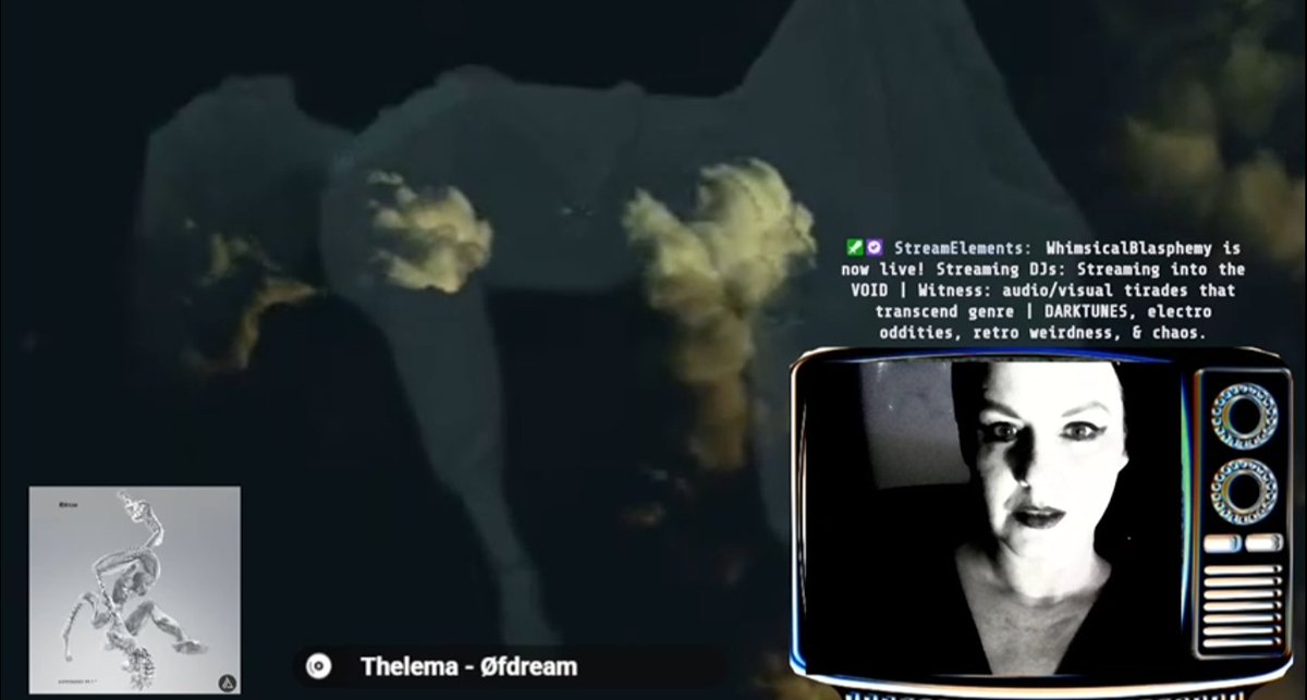 Live now on Twitch for a Friday night pop-up and PURGE.  twitch.tv//WhimsicalBlas… #darktunes #liveontwitch #gothmusic #retromusic #electronica #metalmusic #avantegardemusic