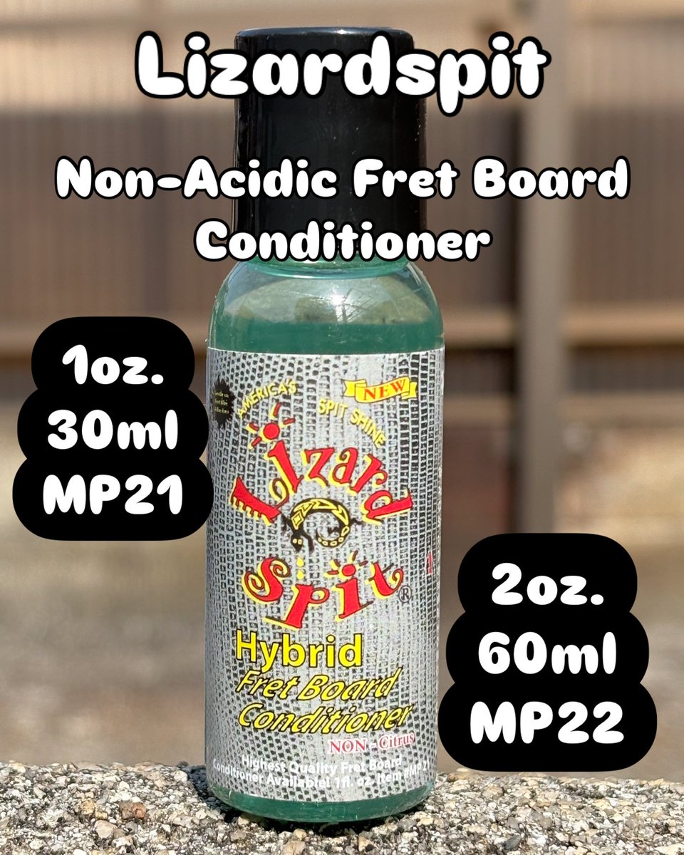 nihongoraku's tweet photo. Lizardspit
Non-Acidic Fret Board Conditioner

独自の技術で中性に調整された非塗装指板専用のコンディショナーです。
酸性が木部に与える悪影響を回避できる商品なのです✨

コンパクトなMP21 約30ml

ケースのポケットに入れても邪魔にならないMP22 約60ml

お近くの楽器店様まで😊

#Lizardspit https://t.co/erxMXw1Fmp