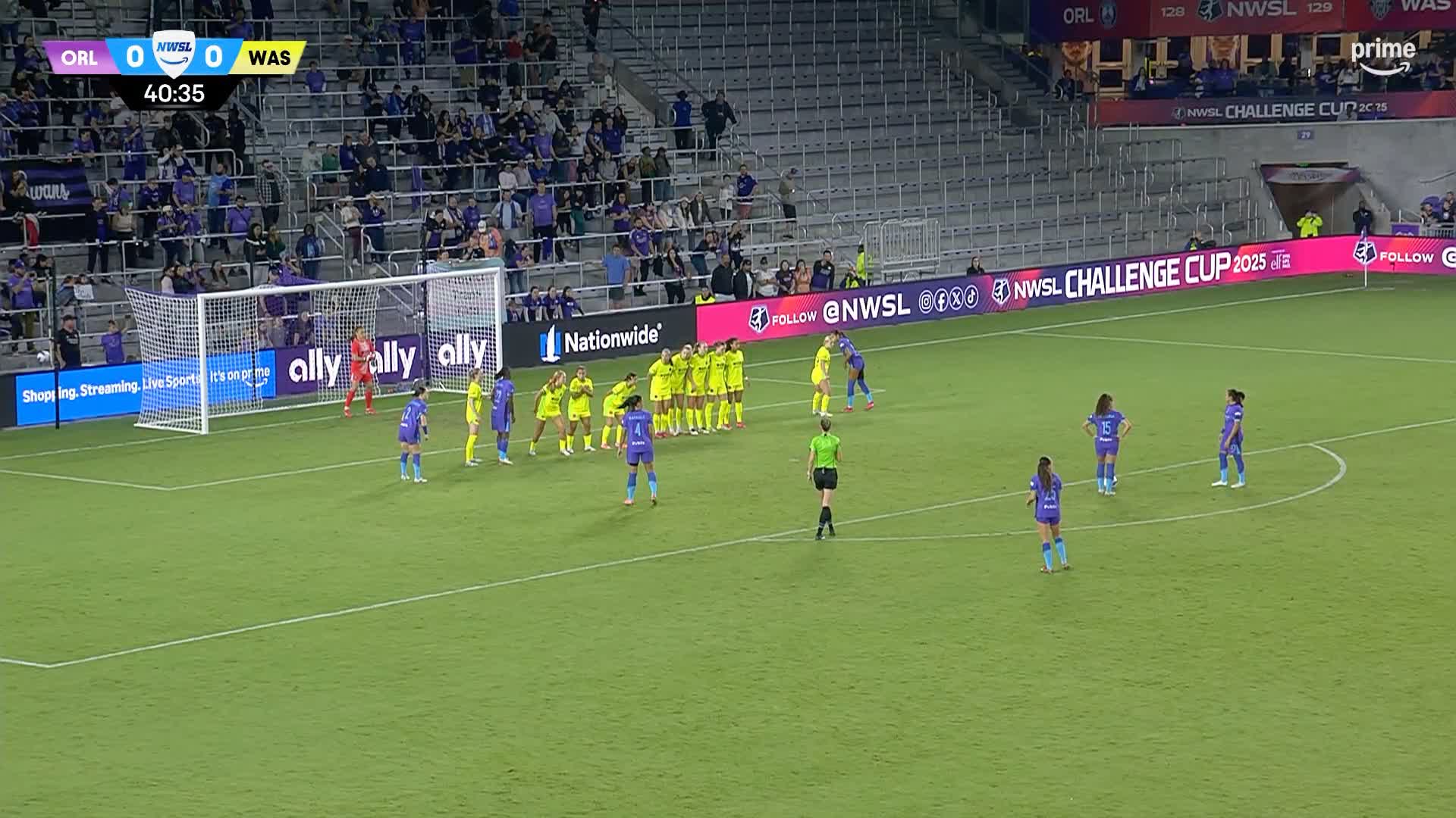 RAFAELLE FOR @ORLPRIDE WITH THE FIRST @NWSL GOAL OF 2025 💫🇧🇷😈🎥 @SportsonPrime