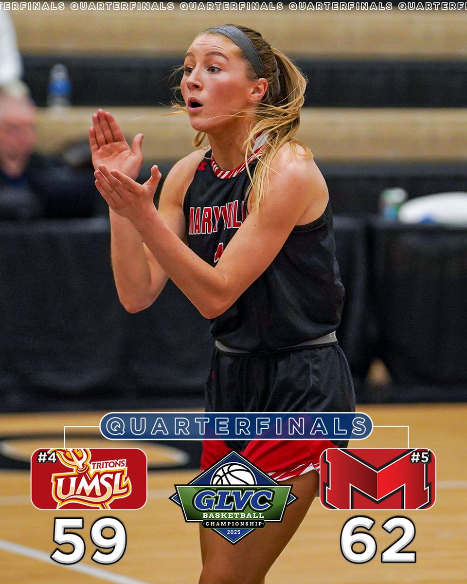 GLVCsports's tweet photo. @MaryvilleSaints @MaryvilleWBB @UMSLAthletics @UMSLWBB 🏆⛹️‍♀️ SAINTS ROLL TO THE SEMIS 🤩

Gracie Stugart breaks the #GLVCwbb single-season assists record and nearly records a triple-double in the winning effort (13 points, 9 rebounds, 9 dimes).

#GLVCchamps https://t.co/j9gu3hvf22