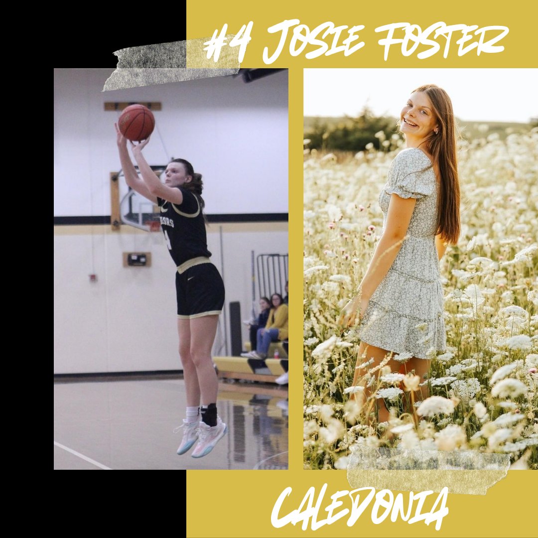 MGBCA AllStarSeries (@mngbballallstar) on Twitter photo Representing the state bound Caledonia Warriors- 5'10 Wing #4- Josie Foster! Josie is headed to Upper Iowa University to play for the Peacocks! Congrats <a href="/Josie_Foster4/">josie</a> on being named a 2A All-Star! See you in Northfield! <a href="/UIU_WBB/">Upper Iowa Women's Basketball</a> <a href="/CaledoniaCourt/">Caledonia Girls Court Club</a> Representing the state bound Caledonia Warriors- 5'10 Wing #4- Josie Foster! Josie is headed to Upper Iowa University to play for the Peacocks! Congrats <a href="/Josie_Foster4/">josie</a> on being named a 2A All-Star! See you in Northfield! <a href="/UIU_WBB/">Upper Iowa Women's Basketball</a> <a href="/CaledoniaCourt/">Caledonia Girls Court Club</a>