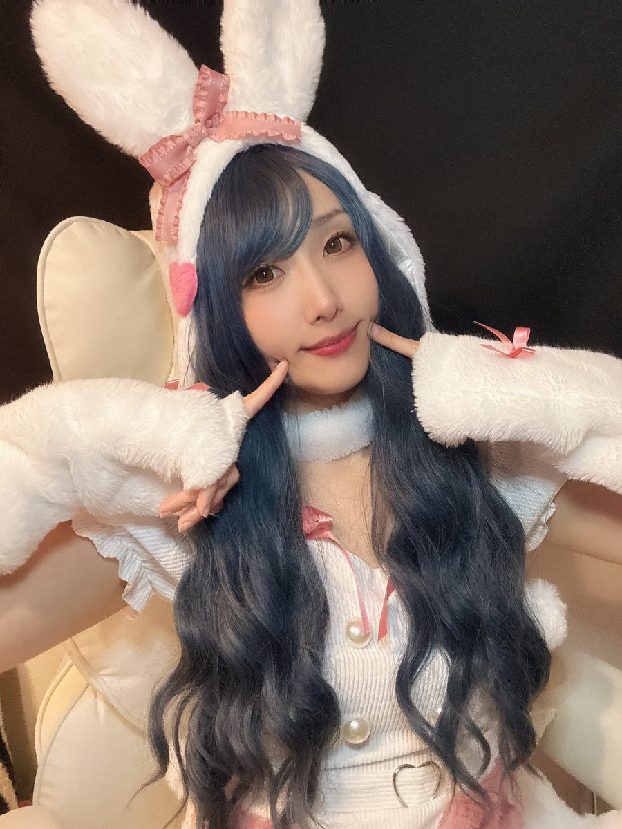 potefuyu's tweet photo. 昨日はうさちゃんでした🐰💓 https://t.co/zcQVrCSjUm