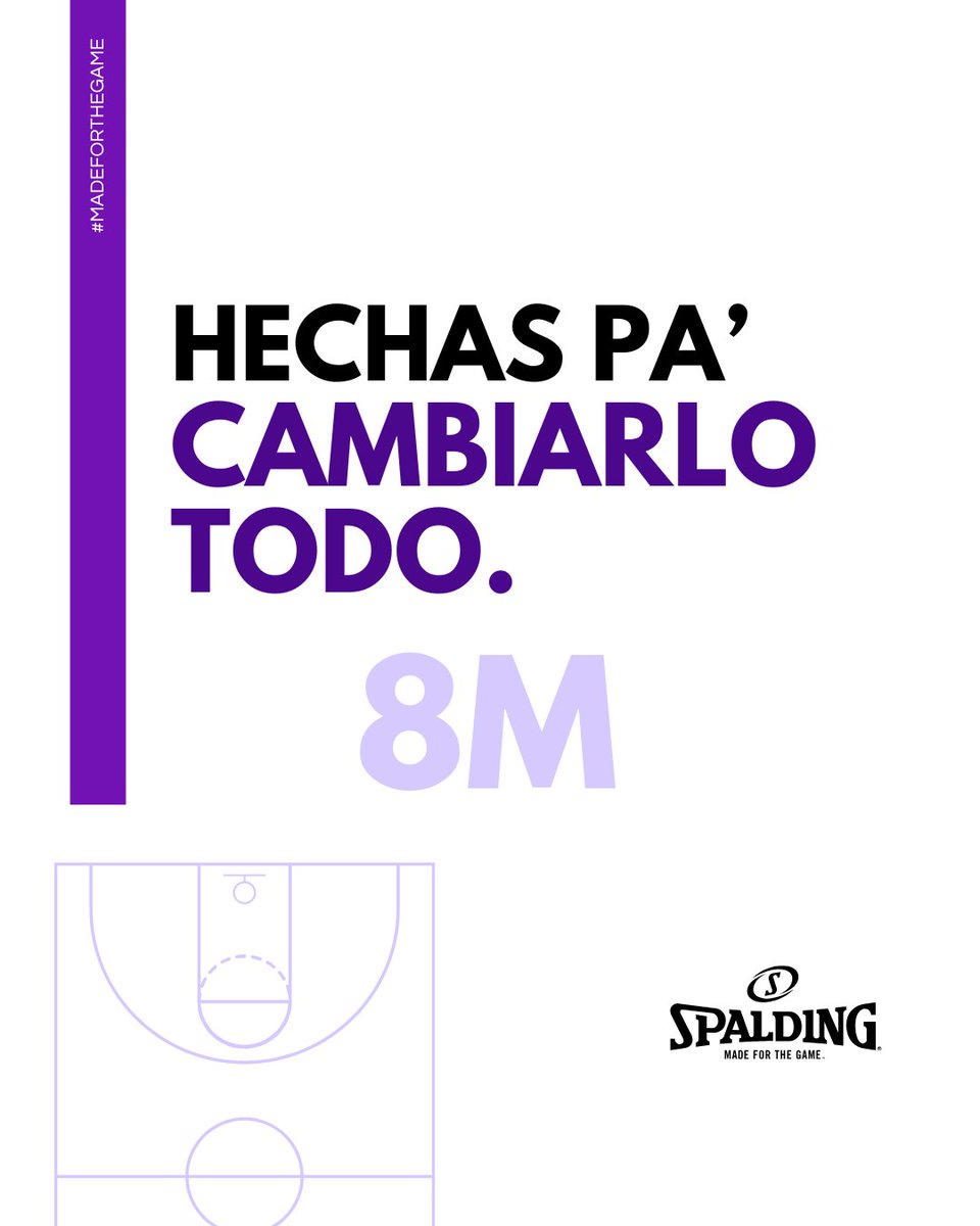 SpaldingMexico's tweet photo. No es solo un día, es su historia escrita en cada jugada. 🏀🔥 Hechas pa’ cambiarlo todo. #MadeForTheGame #SpaldingMéxico #8Marzo https://t.co/ELJGnXRyZz