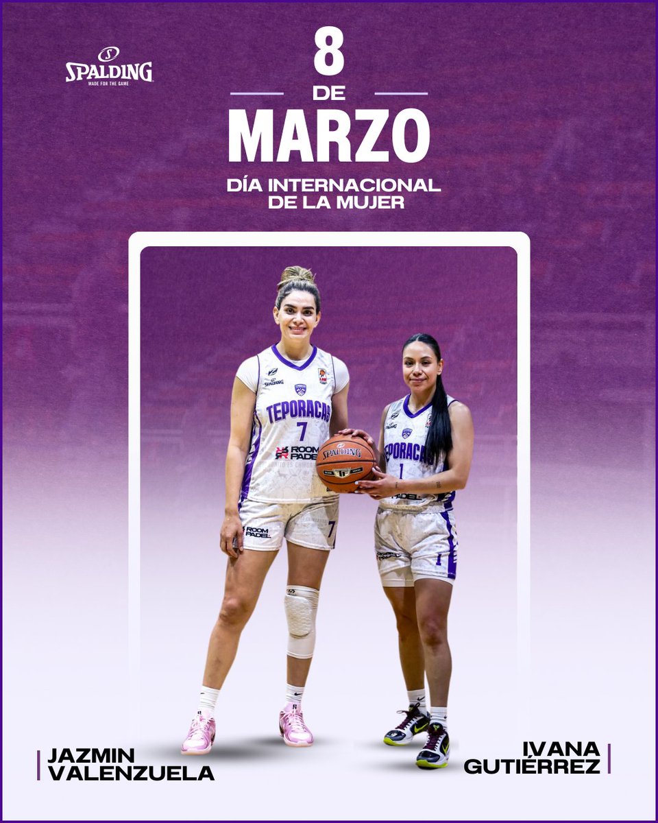 SpaldingMexico's tweet photo. No es solo un día, es su historia escrita en cada jugada. 🏀🔥 Hechas pa’ cambiarlo todo. #MadeForTheGame #SpaldingMéxico #8Marzo https://t.co/ELJGnXRyZz