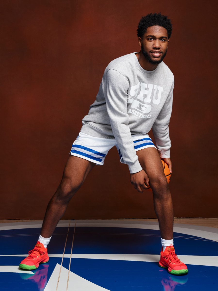 SetonHallMBB's tweet photo. The Hall 🏴‍☠️🏀 x @Starter 

Shouts to @CarlBanksGIII 🤝 Coming soon 👀 https://t.co/KiKPbhYCIk