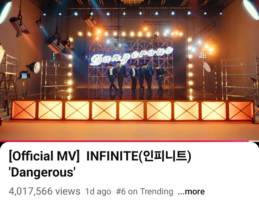 ifntinfo's tweet photo. [INFO] 250308 INFINITE "Dangerous" MV has exceeded 4 million views 🔥

▶️ https://t.co/GCEntvrSE3

#인피니트 https://t.co/kX36Gnnowu