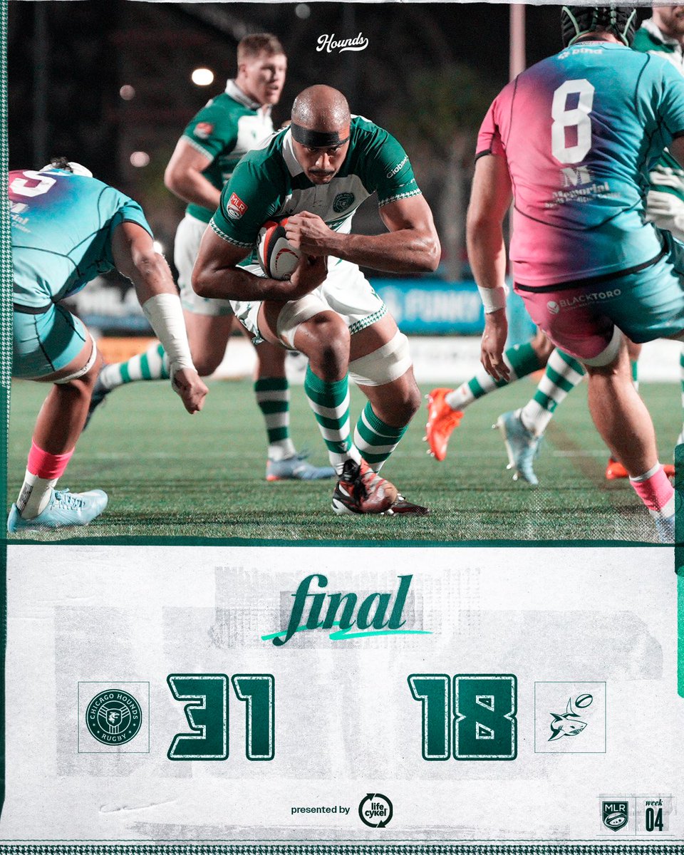 HoundsChicago's tweet image. Heading back home with a #DUB