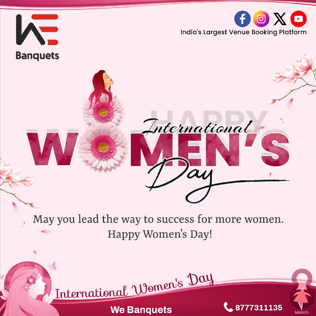 webanquetsin's tweet photo. 💐 Here’s to the women who lift others, break barriers, and light up the world. 🌍✨ Happy Women's Day! 💖
#InternationalWomensDay #CelebrateWomen #WomenSupportingWomen #BreakTheBias https://t.co/5hmwrDU7as