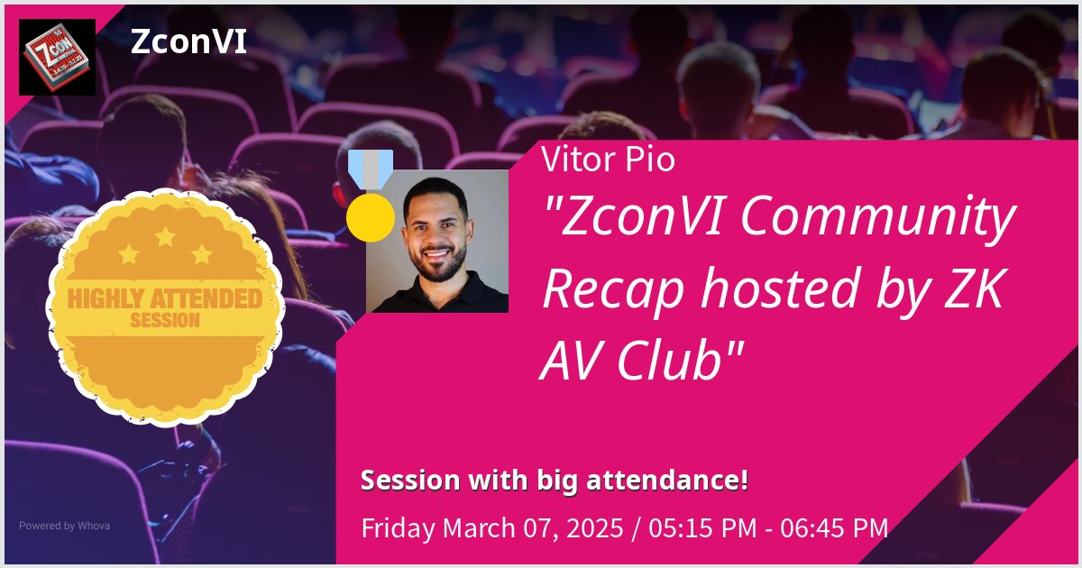 ovitorpio's tweet photo. Gave a talk with @thecodebuffet at #ZconVI Community Recap hosted by @ZkAv_Club!
Huge thanks to everyone who joined! #ZconVI #Zcash #ZcashFoundation https://t.co/bTHFecpSlv