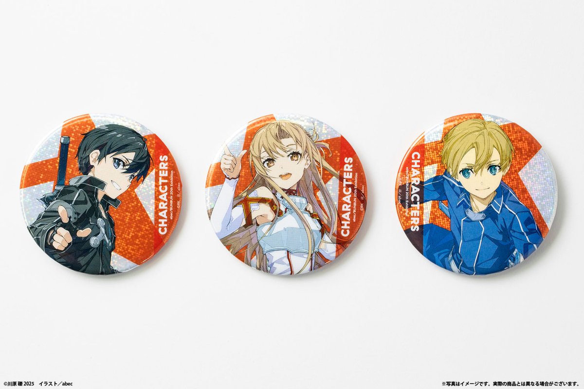 レビューの多い高評価商品特集！ SAO ソードアート・オンライン abec BUNBUN 20th Exhibition ピンズ・ピンバッジ・缶バッジ