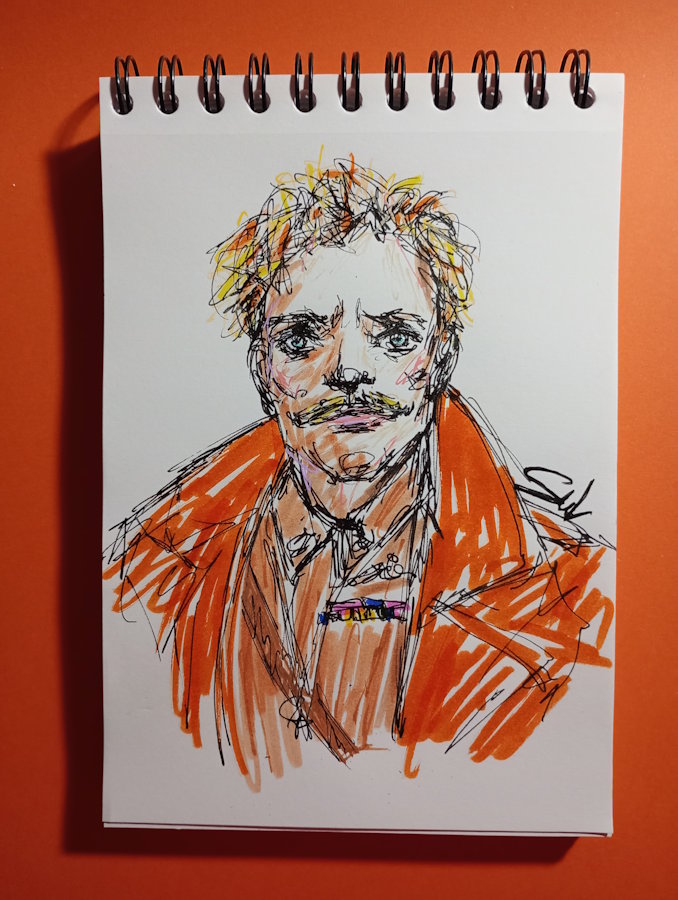 susana_drawings's tweet photo. "Flash by name, Flash by nature!"
Happy birthday, Rik!
Always missed... ❤️❤️❤️
#RikMayall #LordFlashheart #sketchbookart #inkdrawing #Sketching #portraitart #drawings https://t.co/ofh7msCrFQ