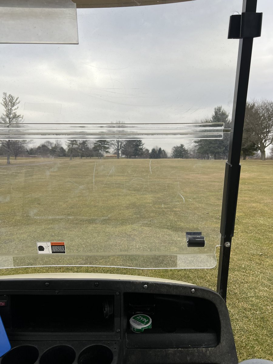 BlickyRobbie's tweet photo. Yes it’s snowing. Yes it’s 40 degrees. Yes I’m on my 4th ball. Yes SEC cancelled classes today. That’s how we do it in B1G country. #B1G #itmeansmore #expand https://t.co/PbmqoPOWHC