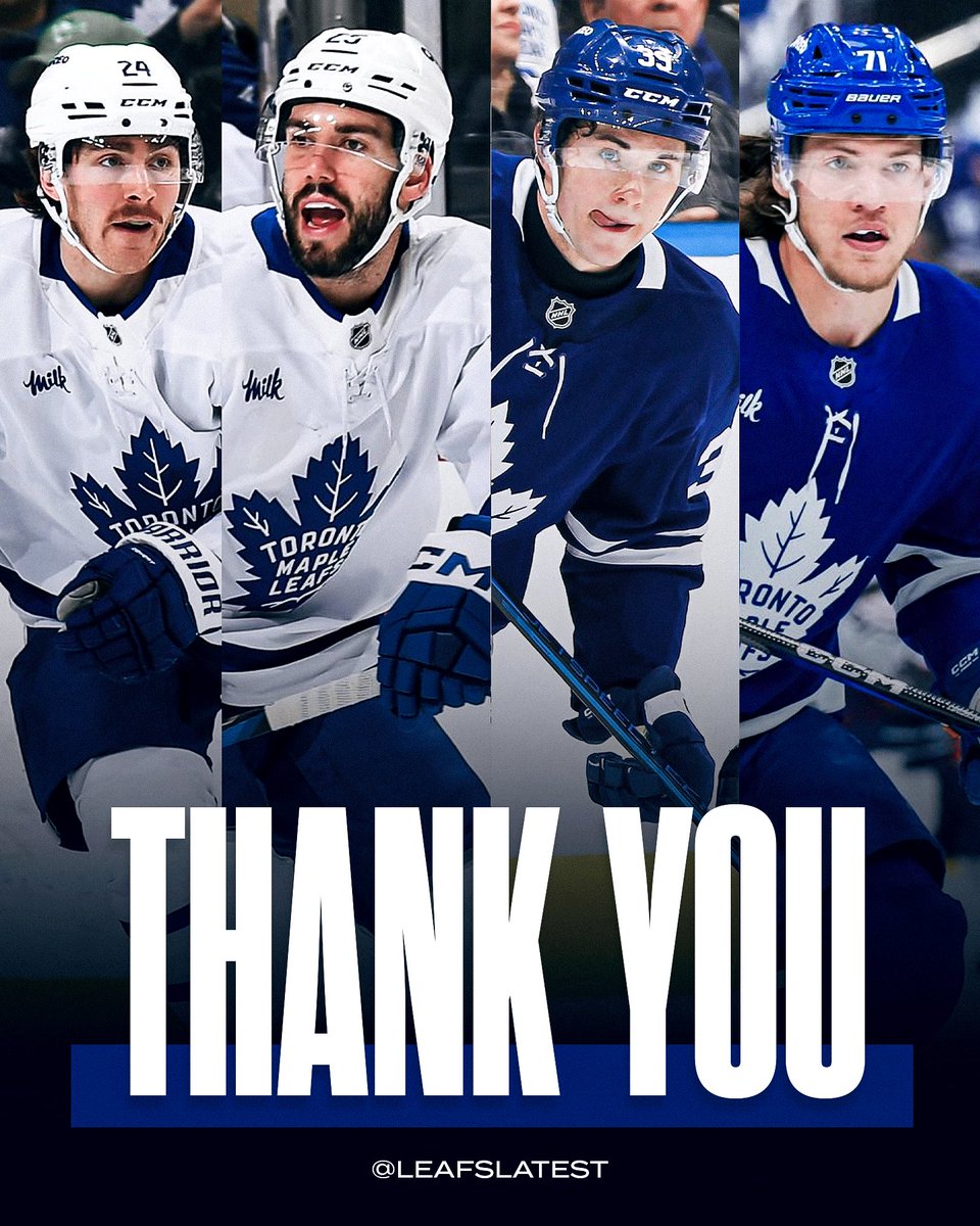 Can’t keep everyone.

Thank you, 24, 25, 39, and 71. 💙

#leafsforever