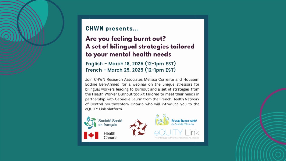McmasterUgme's tweet photo. Free webinar on Zoom! Learn about unique stressors for bilingual health workers and strategies to prevent burnout. 📅 March 18 (English) &amp; March 25 (French). Scan the QR codes to register! 🔗 

 @RFSSO #Healthcare #BurnoutPrevention #BilingualWorkforce #mcmasterUGME https://t.co/f0oyDKH59k