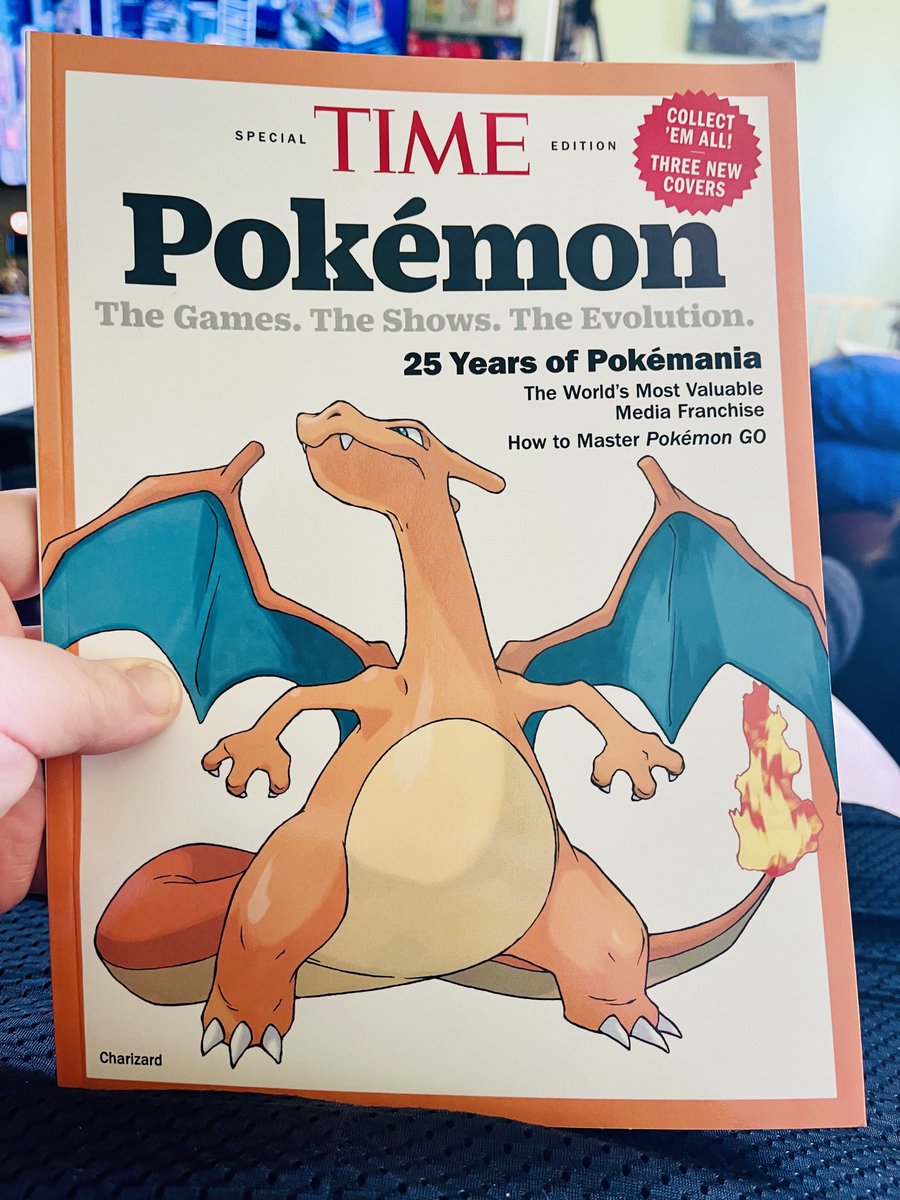 DustyFlotilla's tweet photo. Some fun, relaxed reading today…
#pokemoncards #pokemon #pokemoncommunity #pokemontcg #charizard #charizard🔥 #CharizardPokemon #TimeMagazine #timemagazine #timemagazinecover https://t.co/QNIJ7S767D