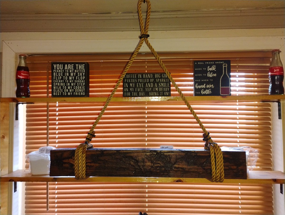 ego0932's tweet photo. Check out my build of a 4x4 post transforming into a hanging 4-light island light. It’ll feature vintage LED bulbs and hang by rope for a rustic look. Still working on it—excited to see it glow! Feedback welcome! #woodworking #DIYlighting #rusticdesign https://t.co/hsfVzZud24