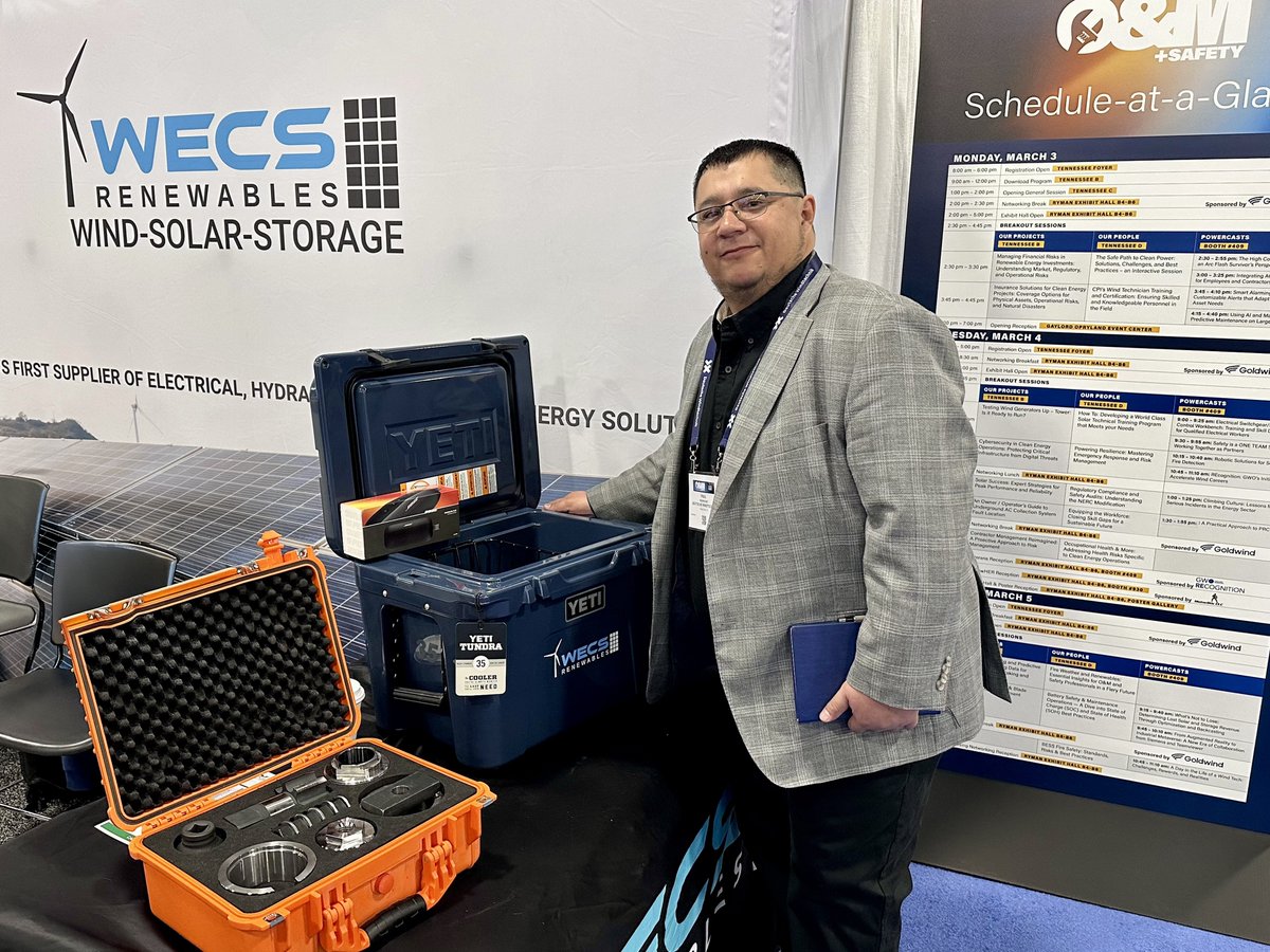 🎉 Winner 🎉
Congratulations to Paul on winning the drawing at the O&amp;M + Safety Show for the Yeti cooler! 🥳

Enjoy your new cooler and all the adventures it will accompany you on! 🏞️❄️

#tradeshow #winner #OMS25 #acp