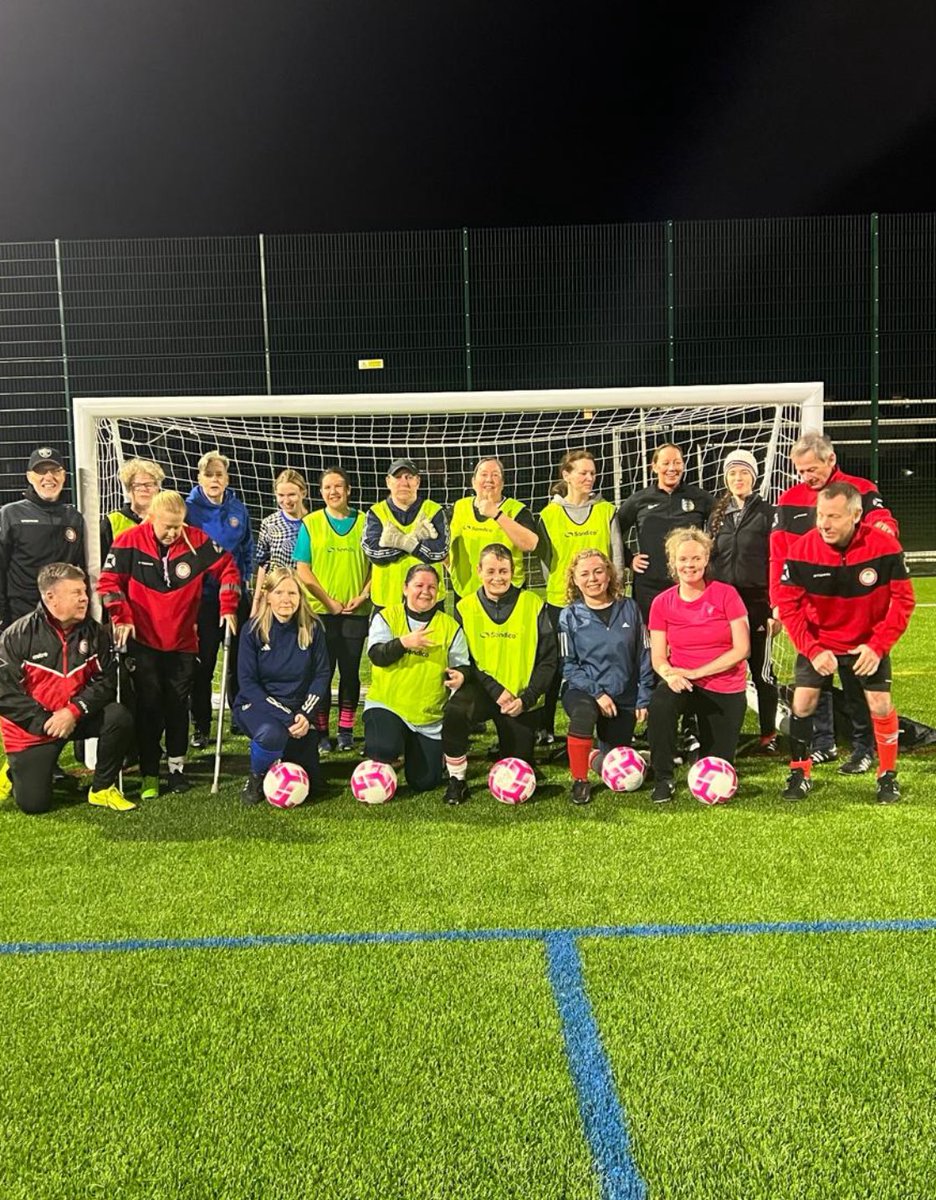 First session of the Bexley Walking FC woman’s team 
Well done all 👏🏻👏🏻👏🏻