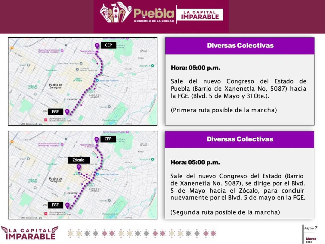laredcincoradio's tweet photo. 🚶 || El H. Ayuntamiento de Puebla y la Cámara de Comercio establecen medidas para equilibrar el derecho a la manifestación y la seguridad durante las movilizaciones del 8M. #8M #Seguridad #Puebla #DíaInternacionalDeLaMujer https://t.co/EA9loGVGyX