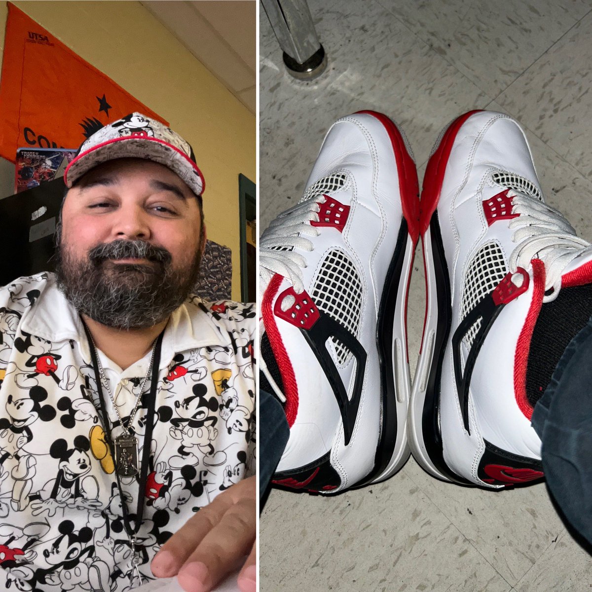 MrGSkyhawk's tweet photo. Had to wear a 🔥 fit to spread some Math Magic before Spring Break💯 #DisneyFriday🏰
#MathSpiritWeek🤓
#VHawks🏆 #SkyhawkPride💚💙 https://t.co/HS3vGFt9ik