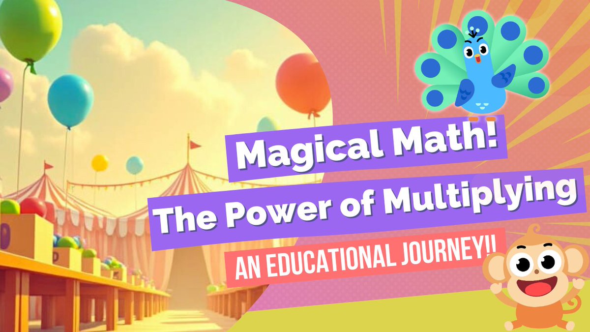 flutenfeather's tweet photo. 🚨 NEW EPISODE ALERT! 🚨
✨Step into the Magic Number Circus with Feather and Flute and discover the fun of multiplying by 0 and 1!
🎥 Watch now here: https://t.co/VK495d7oXf
🔔 Don’t forget to like, retweet, and follow for more math-filled fun!
More 💎#STEM lessons to take on our website: https://t.co/OaYUFpFbNH

#FeatherAndFlute #MathForKids #Multiplication #STEM #KidsEducation #LearningIsFun