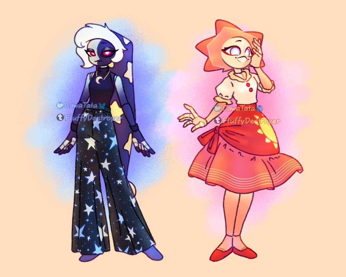 CawaTata's tweet image. #femmenightsatfreddys #fnaf #fnafsb #fnaffanart #tsams #sun_and_moon_show #tsams_femsun #tsams_femmoon #sunny #moonie #doodle #ibispaint