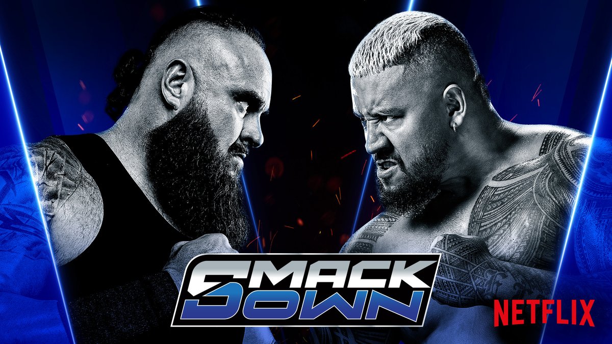 WWEAustralia's tweet image. Today on #SmackDown 

👀 @CodyRhodes returns after John Cena's betrayal at #WWEChamber 
🗑️ @ImChelseaGreen vs. @MiaYim - Women's #USTitle Street Fight
🏆 @RealLAKnight looks to regain United States Title from @ShinsukeN 
😤 Braun Strowman and Solo Sikoa will go one-on-one

Tune