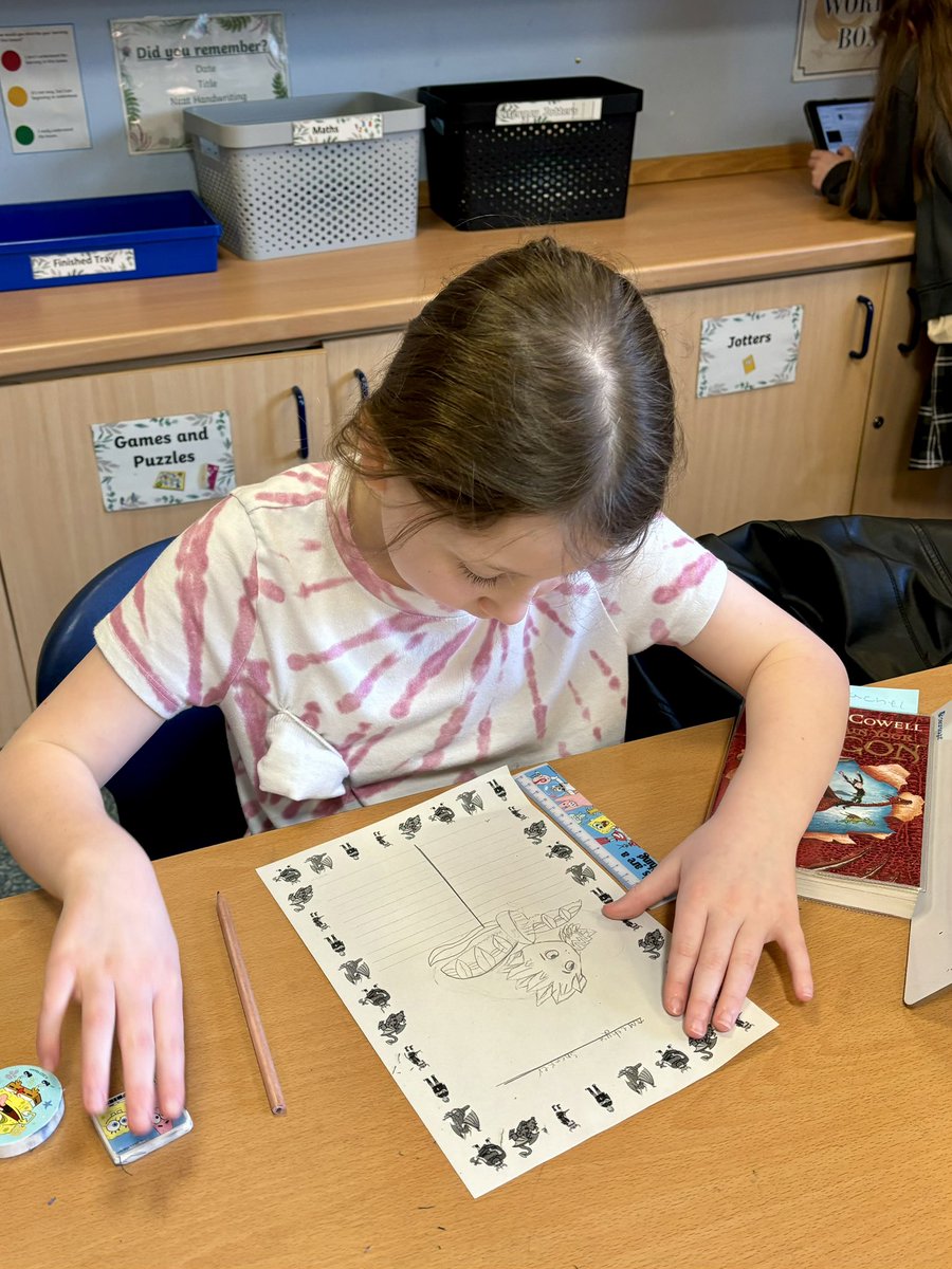 Anto_P5's tweet photo. We started our new class novel, How to train your dragon. We created our own dragons and made a fact file about them. #antoliteracy https://t.co/8oPABE6JWM