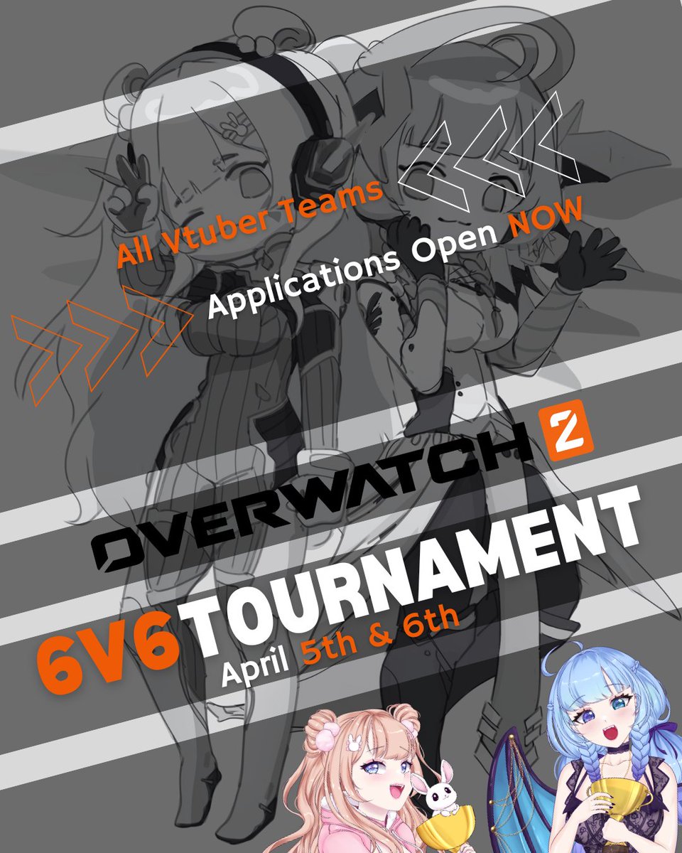 creoncrayon's tweet photo. 🚨Vtuber Overwatch Tournament🚨

Sign up now to meet other Vtubers and bond over your shared love for Overwatch!  More information listed in the sign up form!

@blondedazeVT and I can't wait to see what amazing teams are created!

Link in comments ⤵️

#overwatch2 #ow2 #tournament https://t.co/61jO0EkqB0