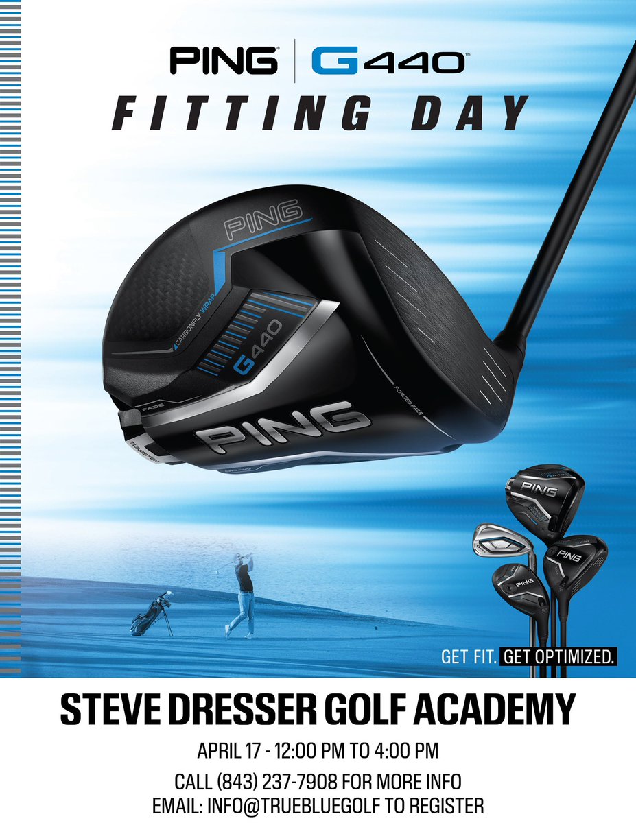 SDGATrueBlue's tweet photo. Just Announced🔥 Get Fit Here.
Buy Clubs Here.
Play Better There. @CaledoniaGolfFi @TrueBlueGolf @PingTour @MyrtleBeachGolf @HammockCoastSC @OnlyPawleys #pinggolf #golfclubfitting #golfclubsales #golfperformancecenter #golfschool #golfacademy #golfcoach #pgaprofessional https://t.co/dRgrm5nHkK