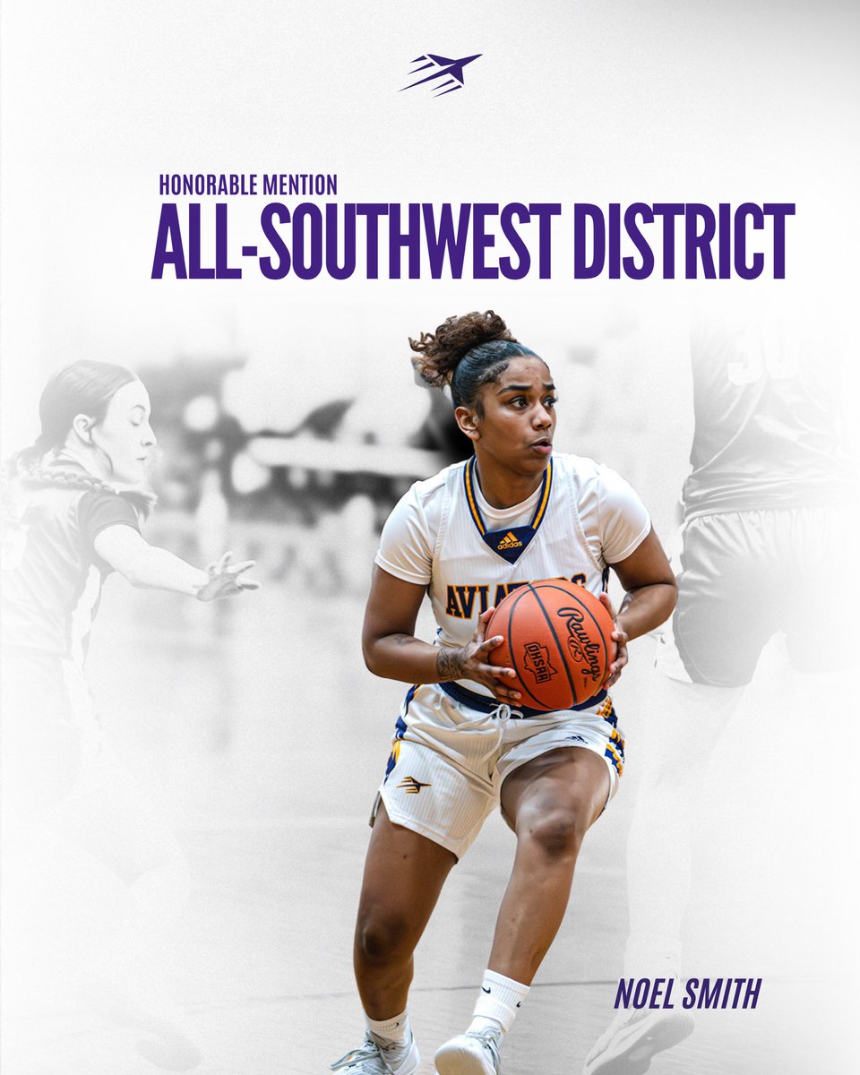 🏅Senior G 𝗡𝗼𝗲𝗹 𝗦𝗺𝗶𝘁𝗵 is named to the All-Southwest District Honorable Mention team‼️ 

#WeAreLadyAviators | #WeAreAviators