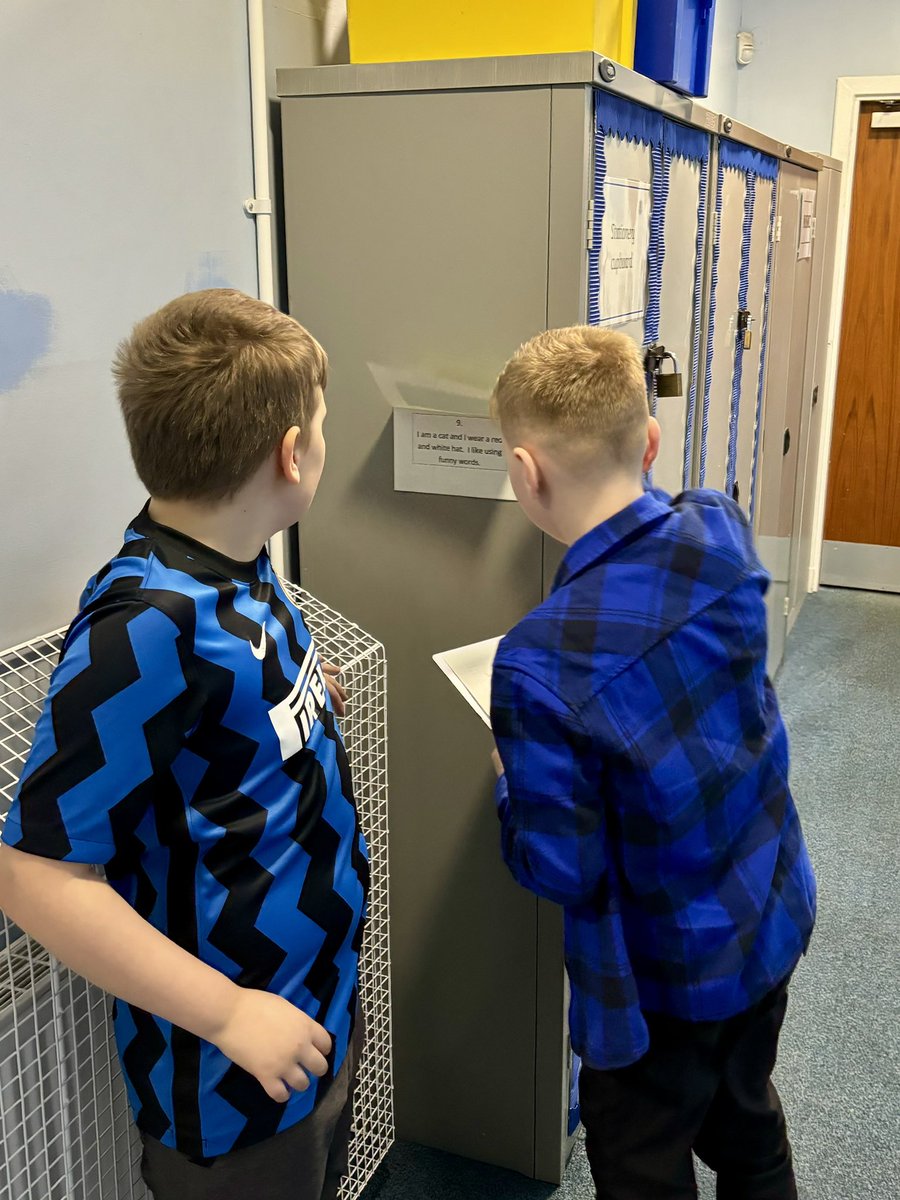 Anto_P5's tweet photo. P5 loved taking part in the book character scavenger hunt #antoliteracy https://t.co/ZwN22e1Jq5